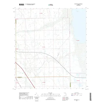 2018 Map of Fort Drum NE, 2018 Print