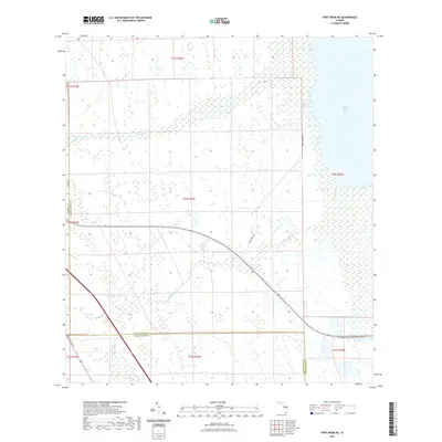 2021 Map of Fort Drum NE, 2021 Print