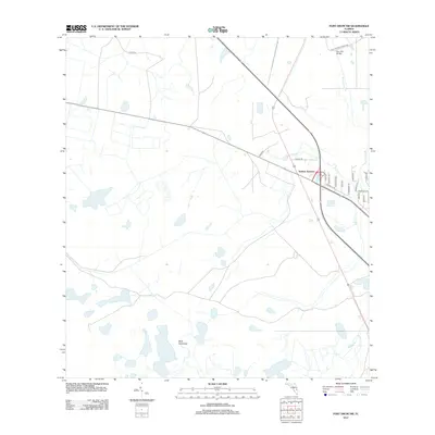2012 Map of Fort Drum NW, 2012 Print