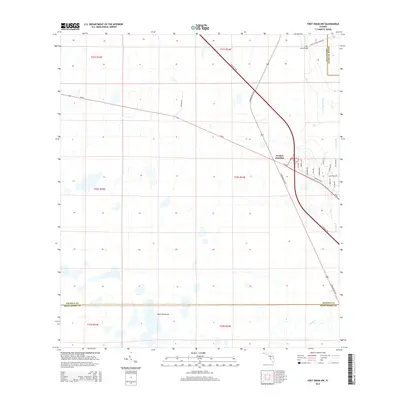 2015 Map of Fort Drum NW, 2015 Print