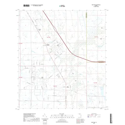 2018 Map of Fort Drum, 2018 Print