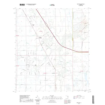 2021 Map of Fort Drum, 2021 Print