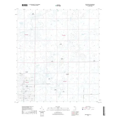 2018 Map of Fort Drum SW, 2018 Print