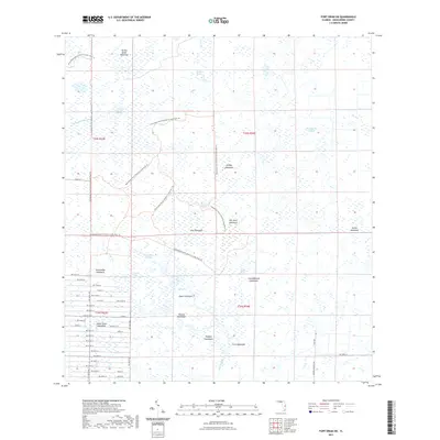 2021 Map of Fort Drum SW, 2021 Print