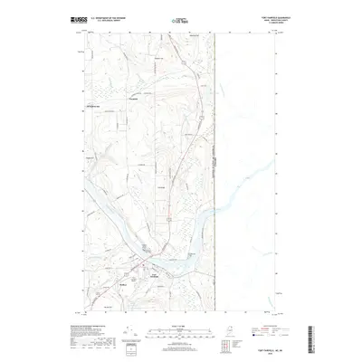 2018 Map of Fort Fairfield, 2018 Print