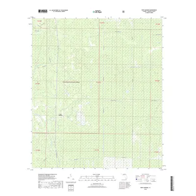 2018 Map of Fort Gadsden, 2018 Print