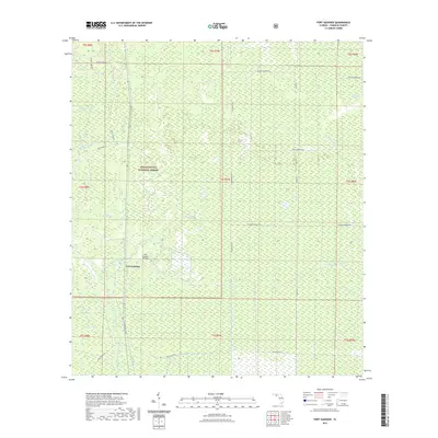 2021 Map of Fort Gadsden, 2021 Print