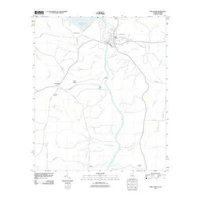 2011 Map of Fort Gaines, 2011 Print