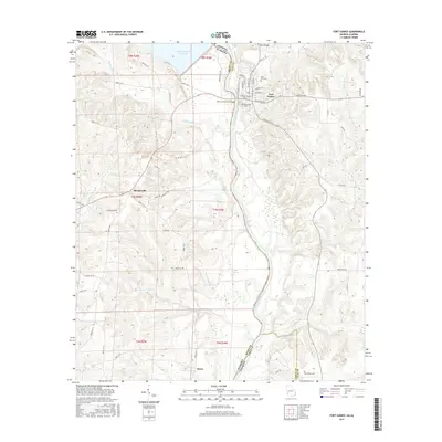 2017 Map of Fort Gaines, 2017 Print