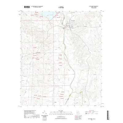 2020 Map of Fort Gaines, 2020 Print