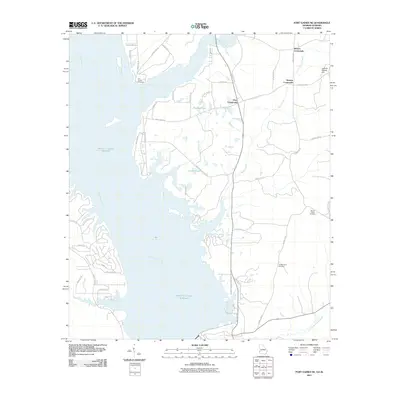 2011 Map of Fort Gaines NE, 2011 Print