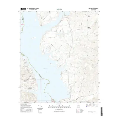 2017 Map of Fort Gaines NE, 2017 Print