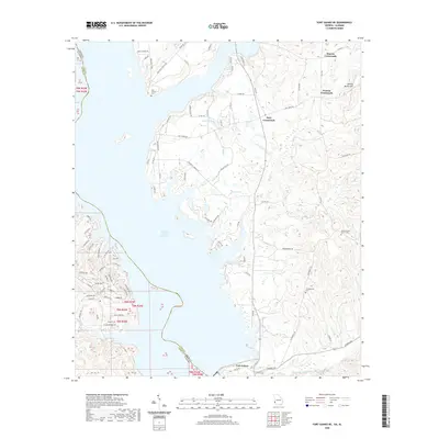 2020 Map of Fort Gaines NE, 2020 Print