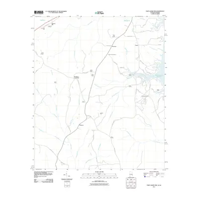 2011 Map of Fort Gaines NW, 2011 Print