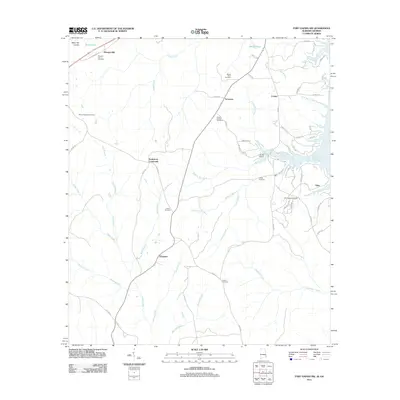 2011 Map of Fort Gaines NW, 2011 Print