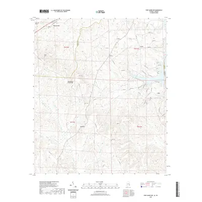2020 Map of Fort Gaines NW, 2020 Print