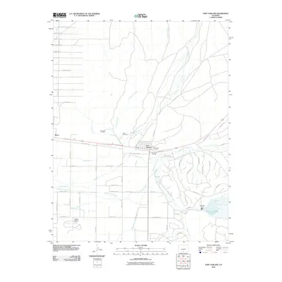 2010 Map of Fort Garland, 2010 Print