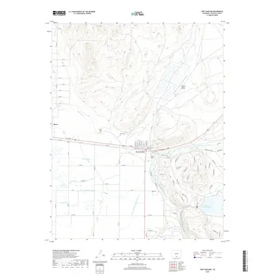 2019 Map of Fort Garland, 2019 Print