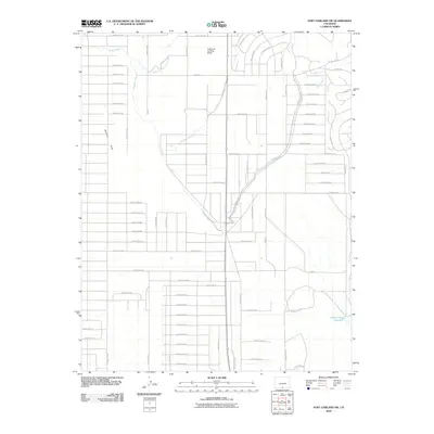 2010 Map of Fort Garland SW, 2010 Print