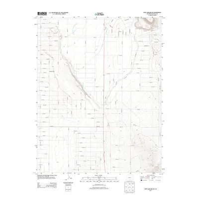 2013 Map of Fort Garland SW, 2013 Print