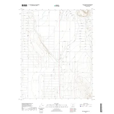 2019 Map of Fort Garland SW, 2019 Print