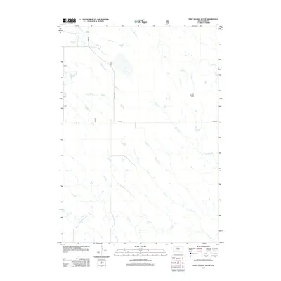 2012 Map of Fort George Butte, 2012 Print