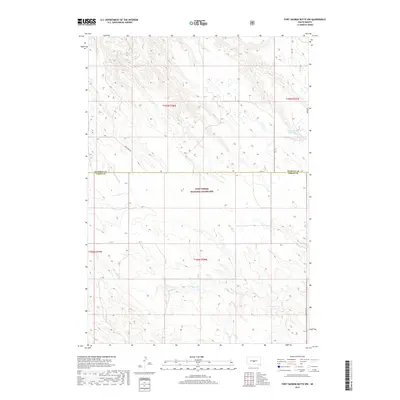 2017 Map of Fort George Butte NW, 2017 Print