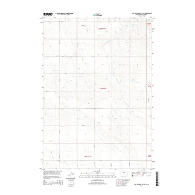 2015 Map of Fort George Butte SE, 2015 Print