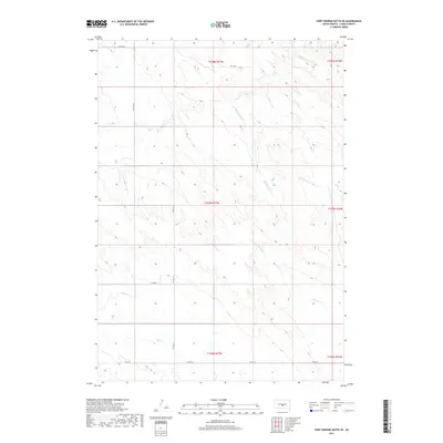 2017 Map of Fort George Butte SE, 2017 Print