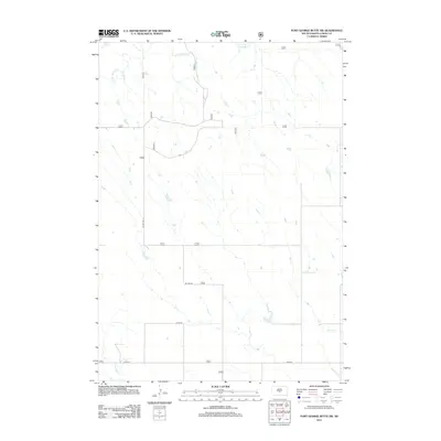 2012 Map of Fort George Butte SW, 2012 Print