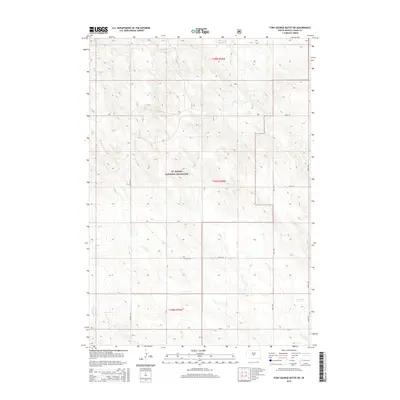 2015 Map of Fort George Butte SW, 2015 Print