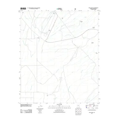 2011 Map of Fort Grant, 2011 Print