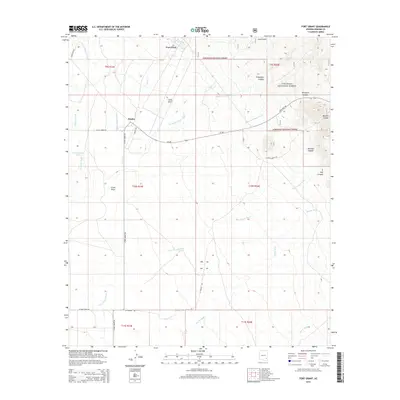 2014 Map of Fort Grant, 2014 Print