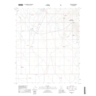 2018 Map of Fort Grant, 2018 Print