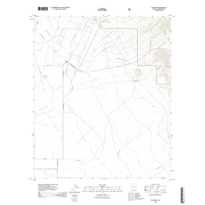 2026 Map of Fort Grant, 2026 Print