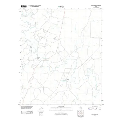 2010 Map of Fort Griffin, 2010 Print
