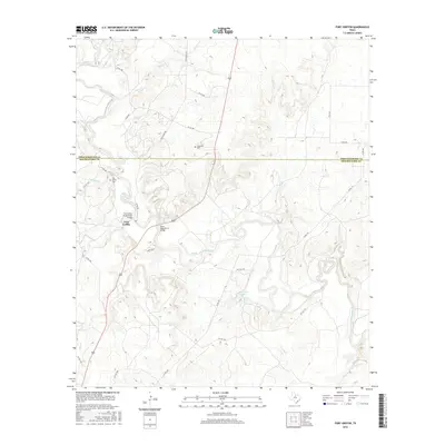 2016 Map of Fort Griffin, 2016 Print