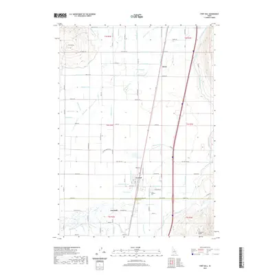 2020 Map of Fort Hall, 2020 Print