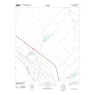2010 Map of Fort Hancock, 2010 Print