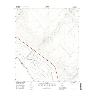 2016 Map of Fort Hancock, 2016 Print