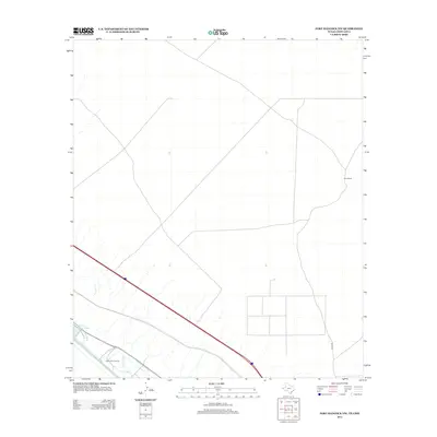 2013 Map of Fort Hancock NW, 2013 Print
