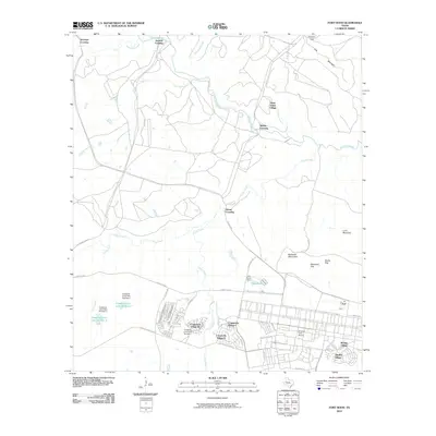 2010 Map of Fort Hood, 2010 Print