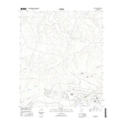 2016 Map of Fort Hood, 2016 Print