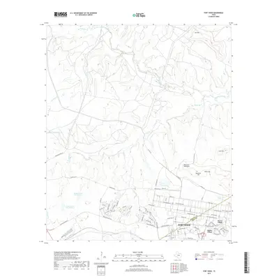 2019 Map of Fort Hood, 2019 Print