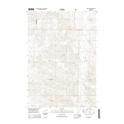 2014 Map of Fort Howes, 2014 Print