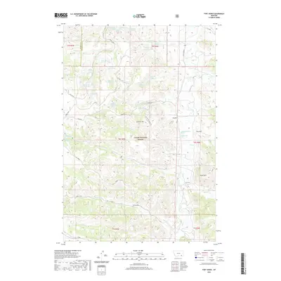 2020 Map of Fort Howes, 2020 Print
