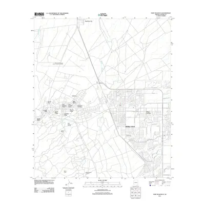 2011 Map of Fort Huachuca, 2011 Print