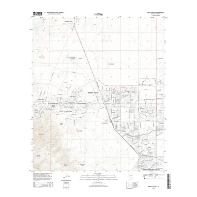 2014 Map of Fort Huachuca, 2014 Print