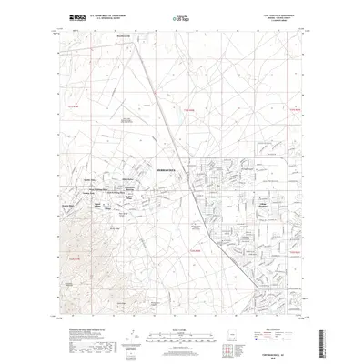 2018 Map of Fort Huachuca, 2018 Print