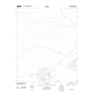 2012 Map of Fort Irwin, 2012 Print